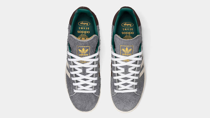 Bodega x Beams x adidas Campus Grey Green