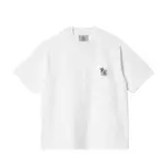 Carhartt WIP X Invincible SS Pocket T-Shirt White Feature