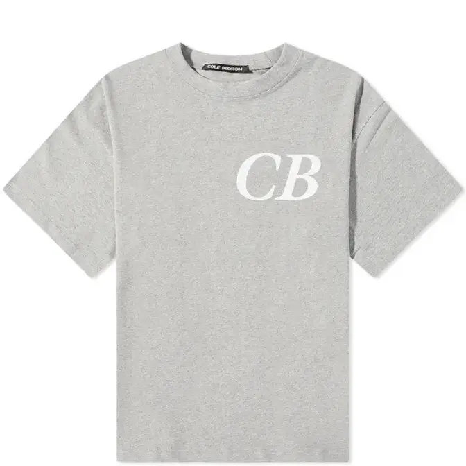 Cole Conhe Buxton Italic CB Tee Grey Marl Feature