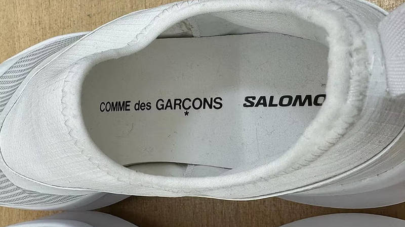 COMME des GARÇONS x Salomon Pulsar Advanced White Detail