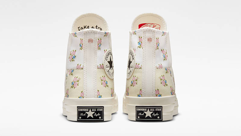 Converse Chuck 70 Patchwork Floral White A05193C Back
