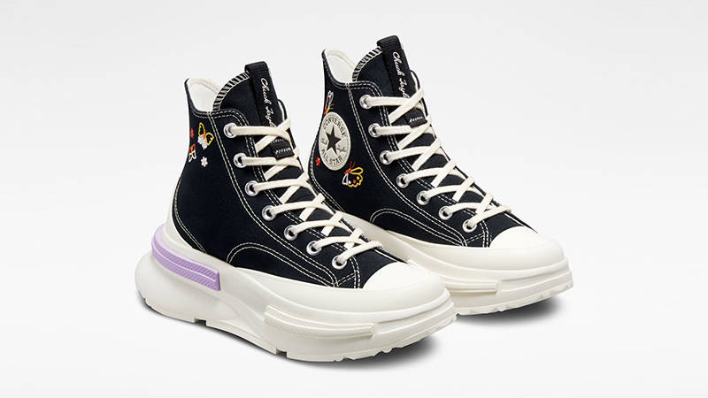 Converse Run Star Legacy CX Platform Butterfly Wings High Black Lilac A05978C Side