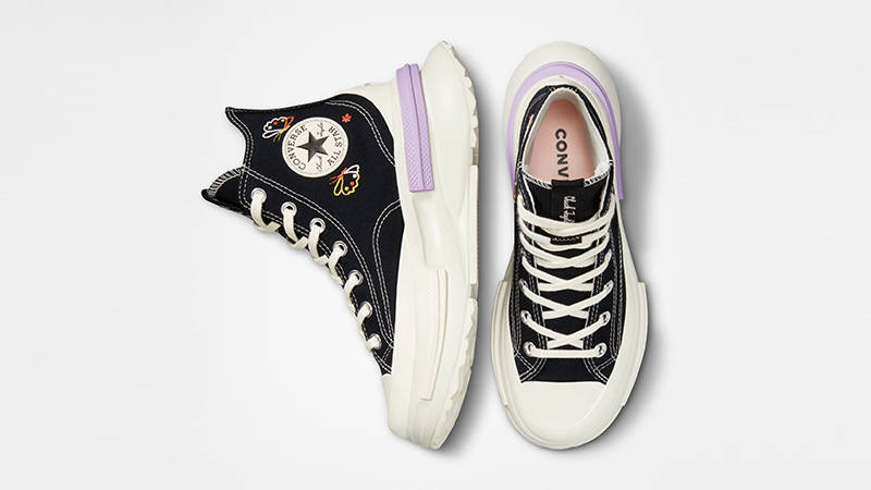 Converse Run Star Legacy CX Platform Butterfly Wings High Black Lilac A05978C Top