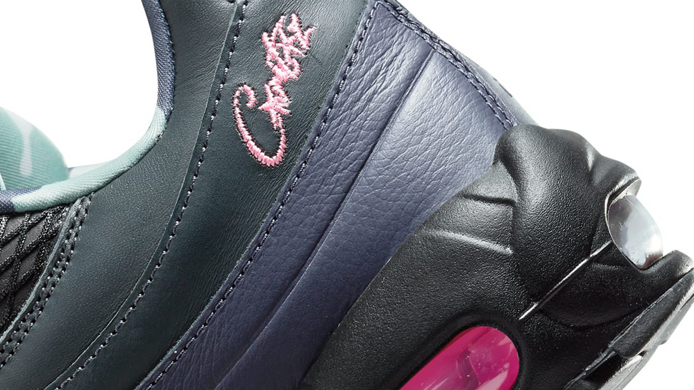 Image via Nike Corteiz x Nike Air Max 95 Pink Beam