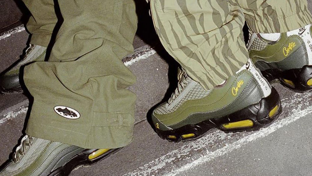 The Corteiz x Nike Air Max 95 "Olive" Is Now Available On Sole Market