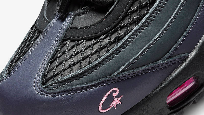 Corteiz x Nike Air Max 95 Pink Beam FB2709-001 Detail