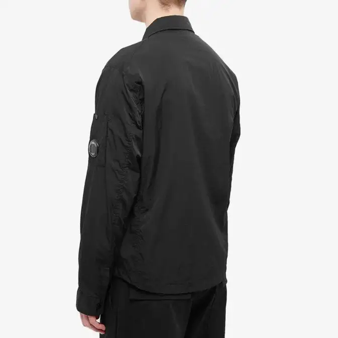 C.P. Company Chrome-R Zip Overshirt Black Backside