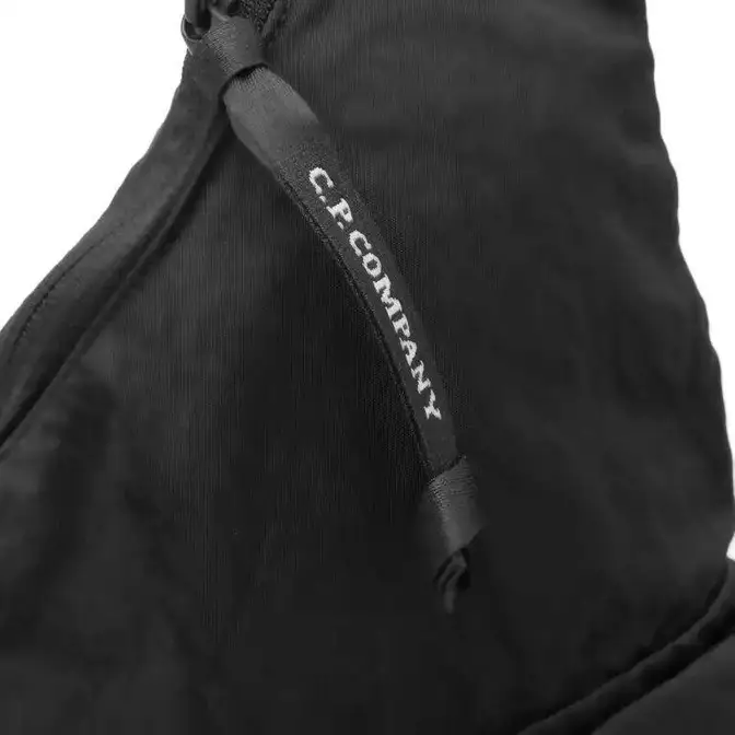 C.P. Company Lens Single Strap Cross Body Bag Black Logo Tag