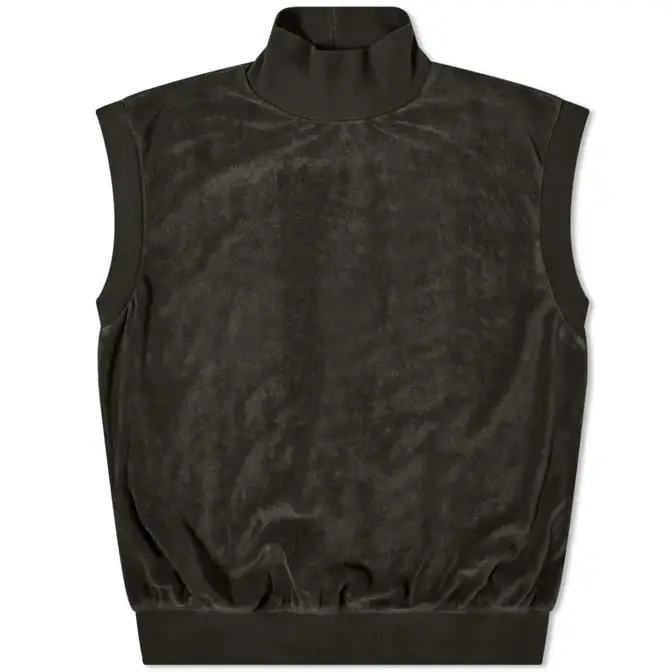 ports 1961 crop sleeve denim jacket item Pullover Mockneck Vest Off-Black