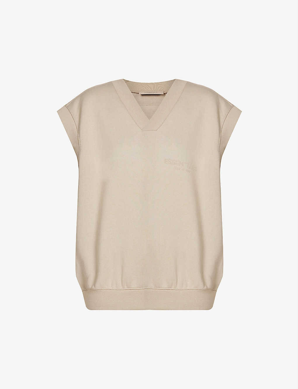 Fear of God ESSENTIALS V Neck Sweatshirt Smoke