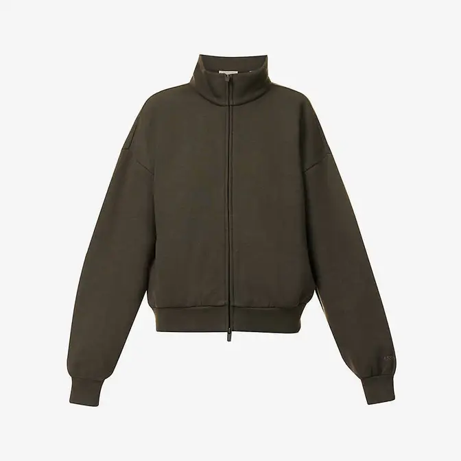 FOG x ESSENTIALS Cotton Blend Jacket Off Black Feature