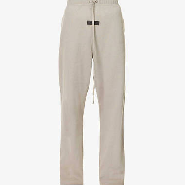 Logo-Flocked Cotton-Blend Jersey Sweatpants