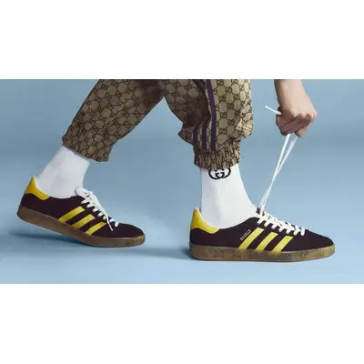 Gucci x adidas Gazelle Black Yellow Where To Buy IE2264 The