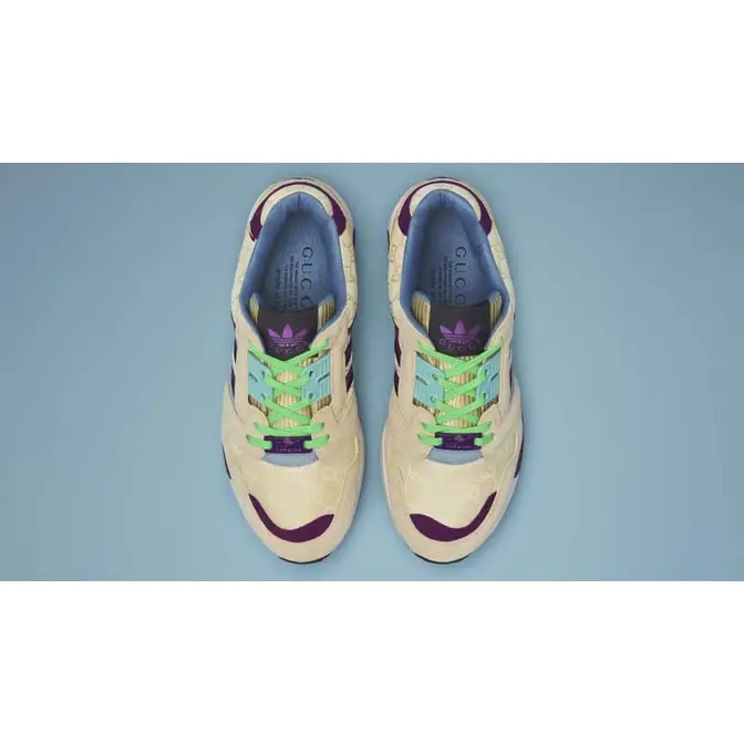 Gucci x adidas ZX 8000 Beige Purple | Where To Buy | IE2268 | The 
