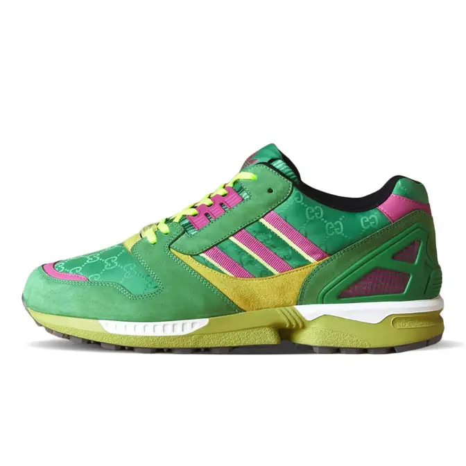 Gucci x adidas ZX 8000 Green Pink | Where To Buy | IE2270 | The 