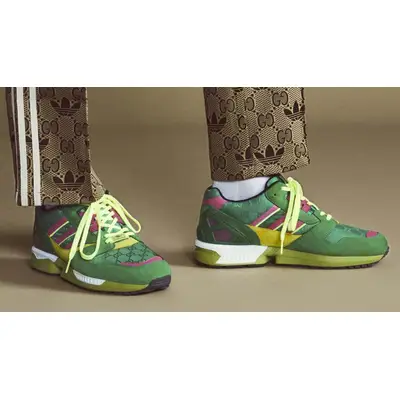 Gucci x adidas ZX 8000 Green Pink | Where To Buy | IE2270 | The 