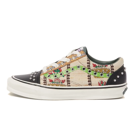 Gucci x Schachbrettmuster Vans Old Skool Canvas Floral ‎753482-ISCCA-0100