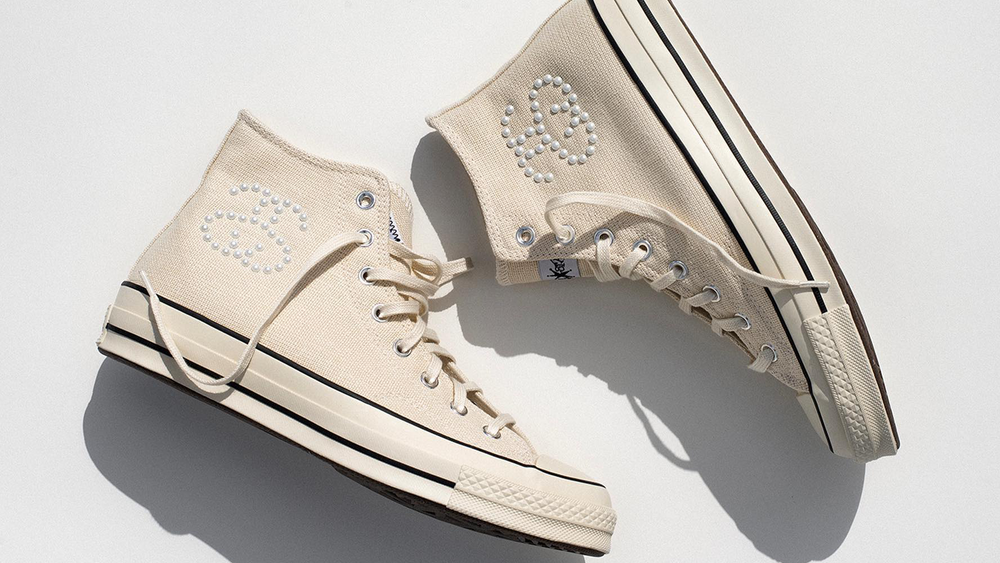 Image via Stüssy The Stüssy x Converse Chuck 70 High "Fossil" Is the Duo's Best Collab Yet