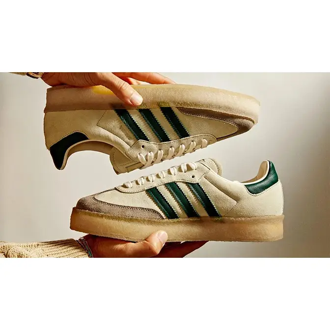 KITH x Clarks Originals x adidas Samba White Green | Where To Buy