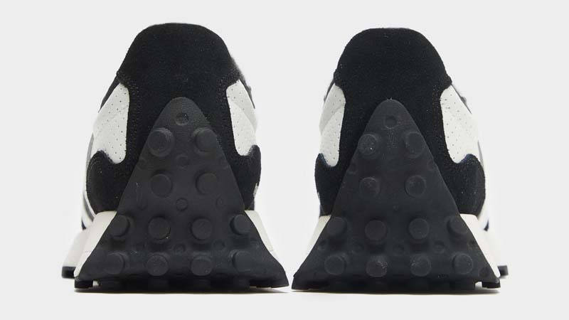 New Balance 327 White Black Grey Back