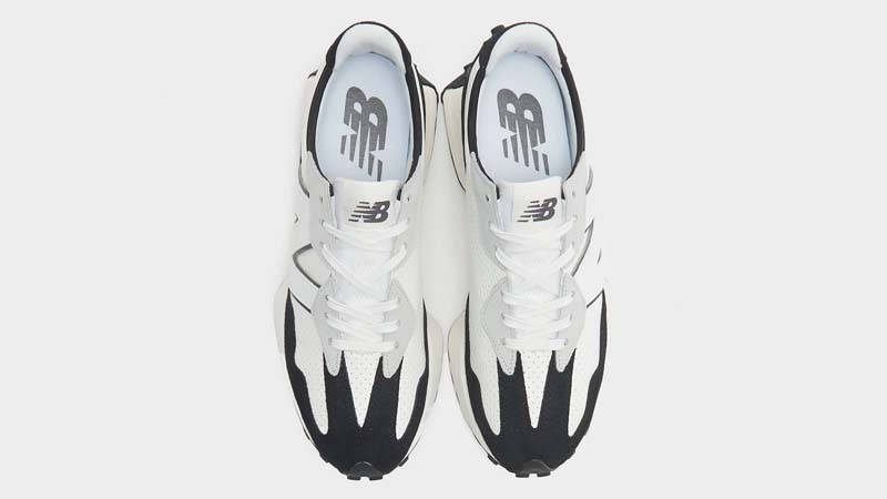 New Balance 327 White Black Grey Middle
