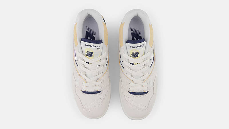 New Balance 550 Sea Salt Navy Raw Sugar BBW550AB Top
