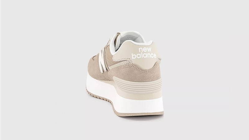 New Balance 574 Platform Driftwood Brown back