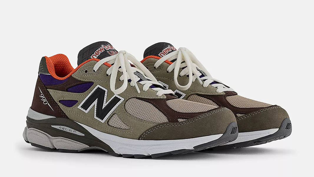 New Balance 990v3 Made in USA Tan Blue | Where To Buy | M990BT3