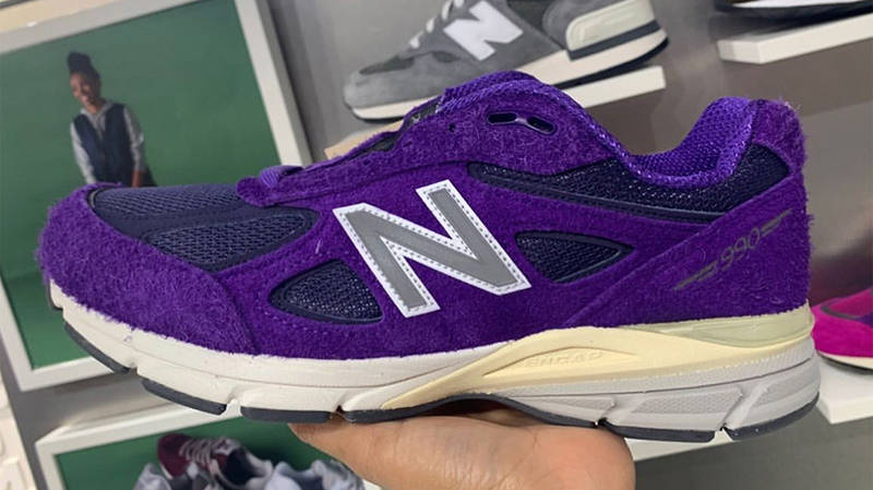 New Balance 990v4 Purple Suede