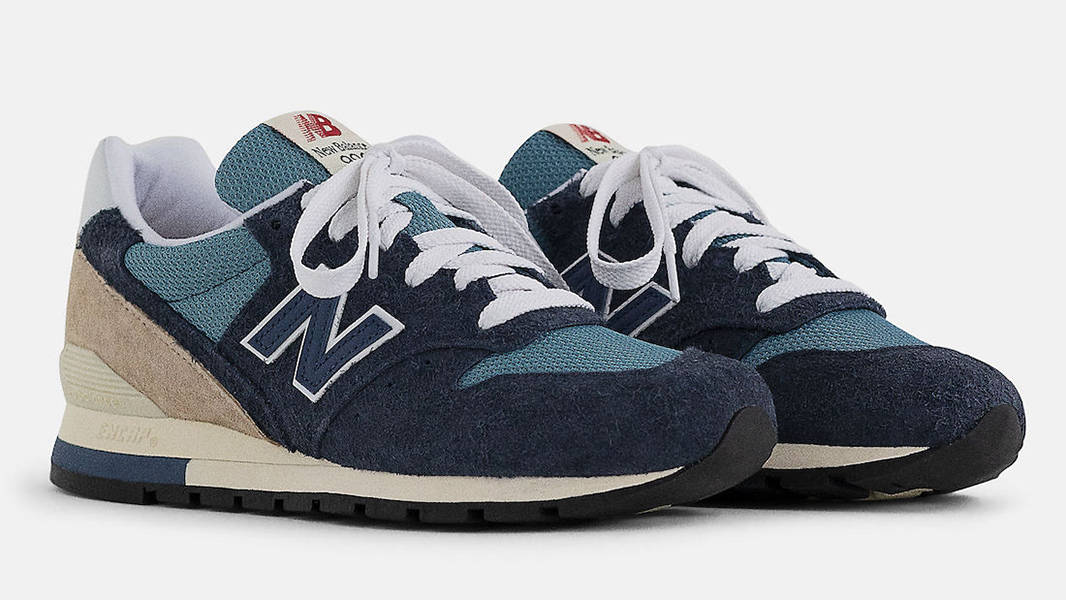 New balance 996 navy grey best sale