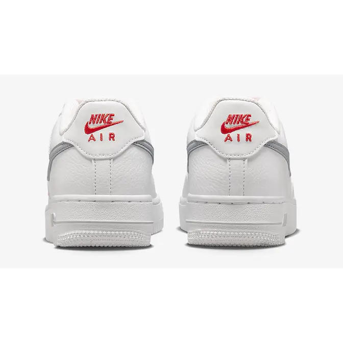 Nike Air Force 1 Low GS White Grey Crimson | Where To Buy | FD9772-100 ...