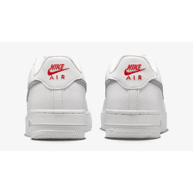 Nike Air Force 1 Low GS White Grey Crimson