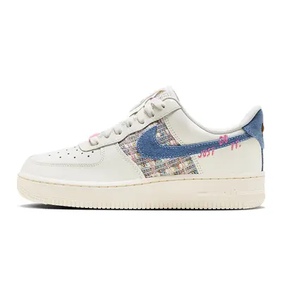 Nike Air Force 1 Low Just Do It Denim Bouclé | Where To Buy | The Sole ...