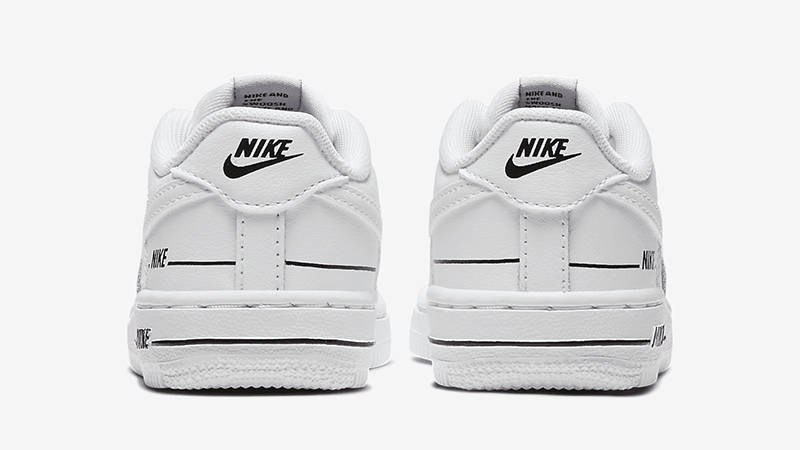 Nike Air Force 1 Low Toddler Double Air White CW0986-100 Back