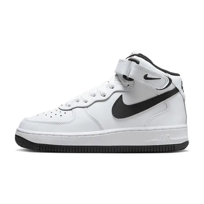 Nike Air Force 1 Mid GS White Black | Where To Buy | DH2933-103 | The ...