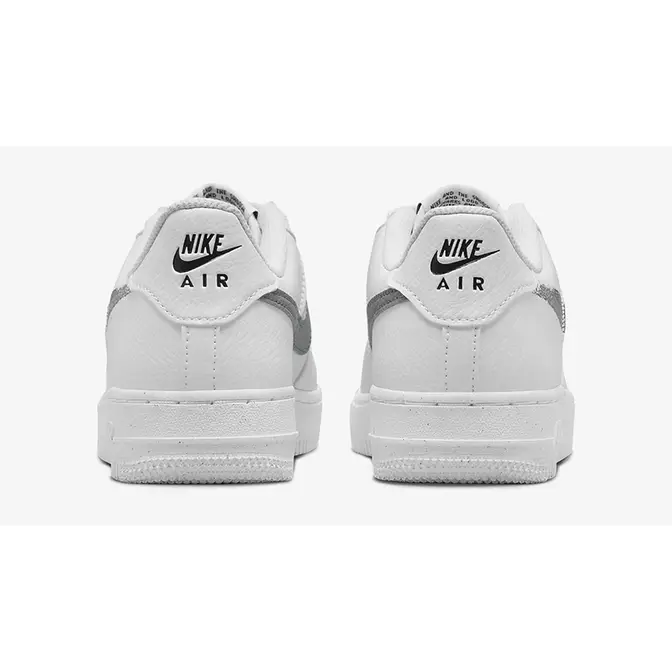 Nike Air Force 1 Low GS Stencil Swoosh White Grey | Where To Buy ...