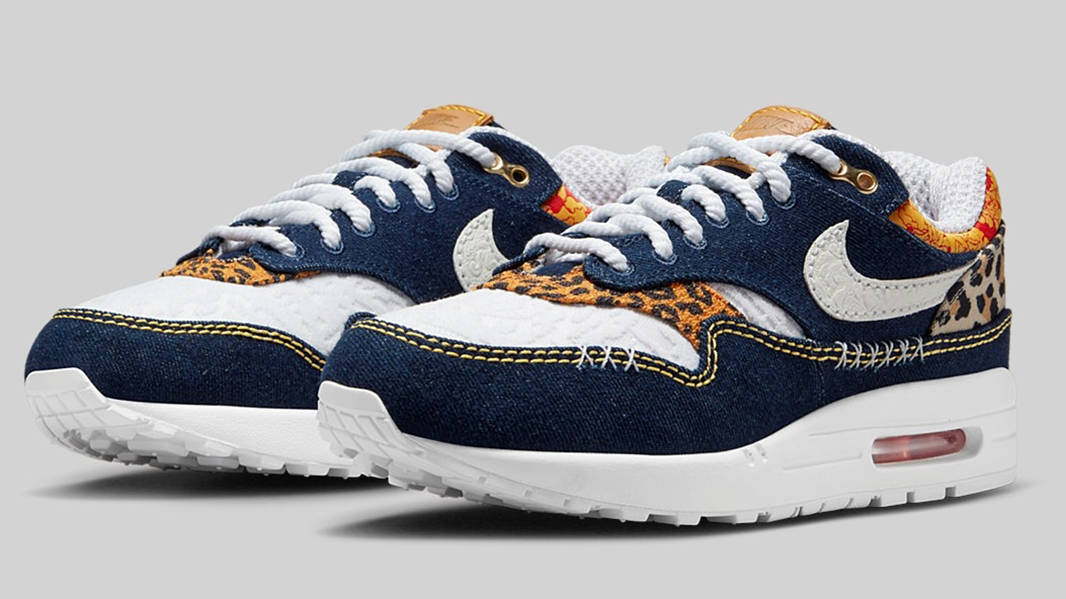 Nike Air Max 1 Premium Denim Leopard
