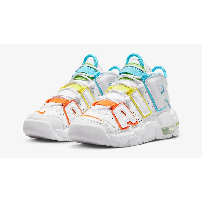 Nike Air More Uptempo GS White Multi Where To Buy FJ4624 100 The Sole Supplier