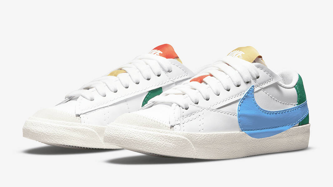 Nike Blazer Low Jumbo White University Blue DQ1470-100 Side