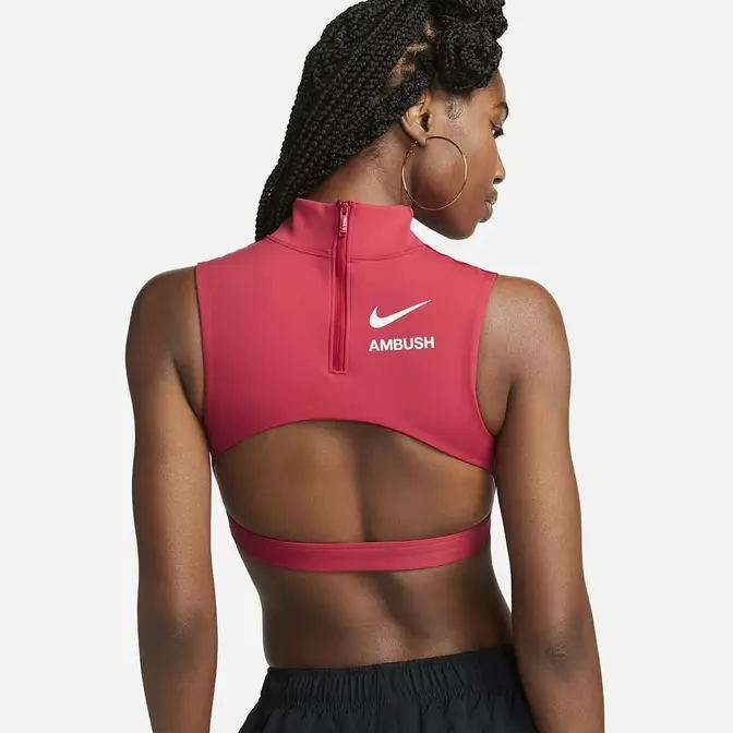 Nike Dri-FIT x Ambush Bra Red Backside