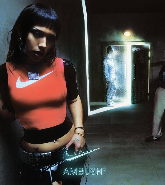 Nike Dri-FIT x Ambush Bra Red Feature