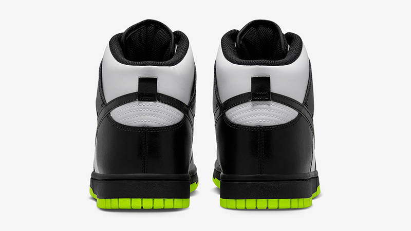 Nike Dunk High Electric White Black Volt FD0732-100 Back