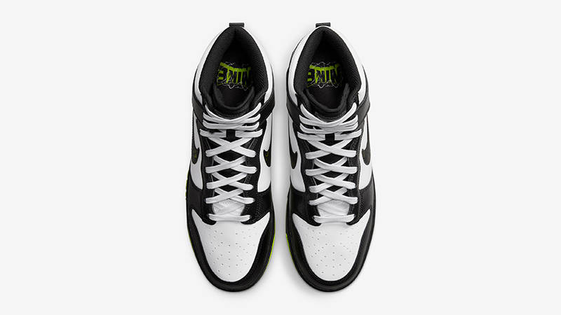 Nike Dunk High Electric White Black Volt FD0732-100 Top
