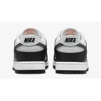 Nike Dunk Low Black Grey Orange FN7808-001 Back