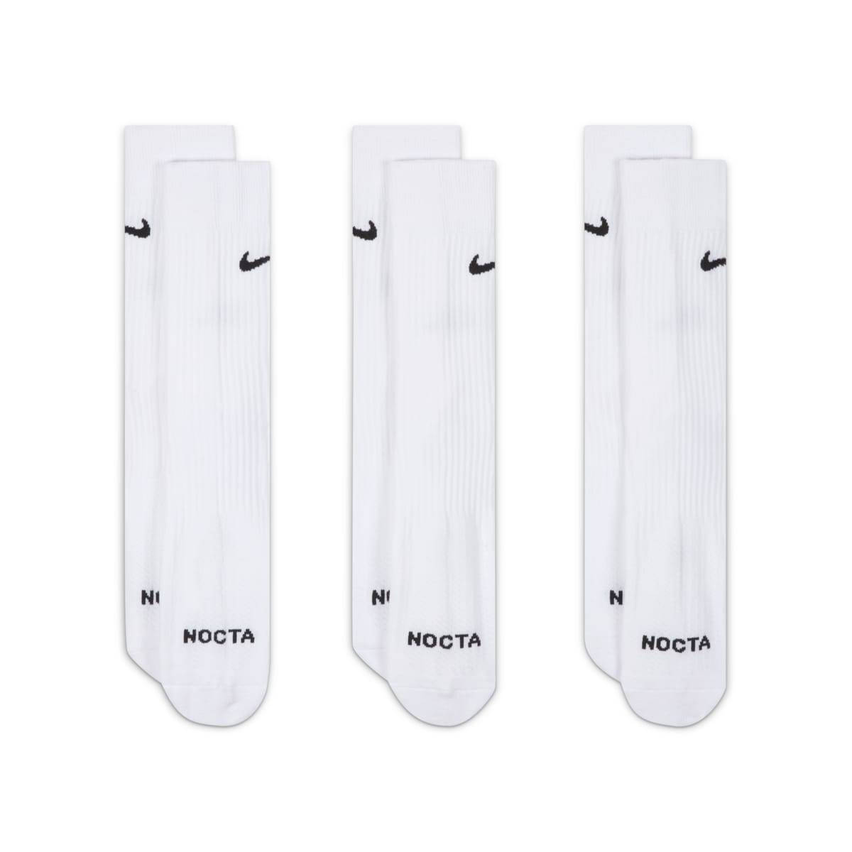 Nike NOCTA Crew Socks White Front
