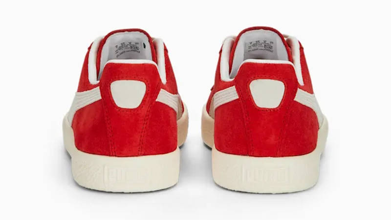 PUMA Clyde OG Red White 391962-02 Back