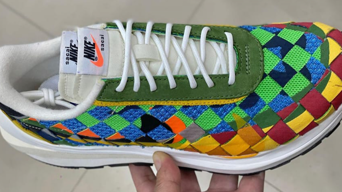 sacai x Nike Waffle Woven Multicolour