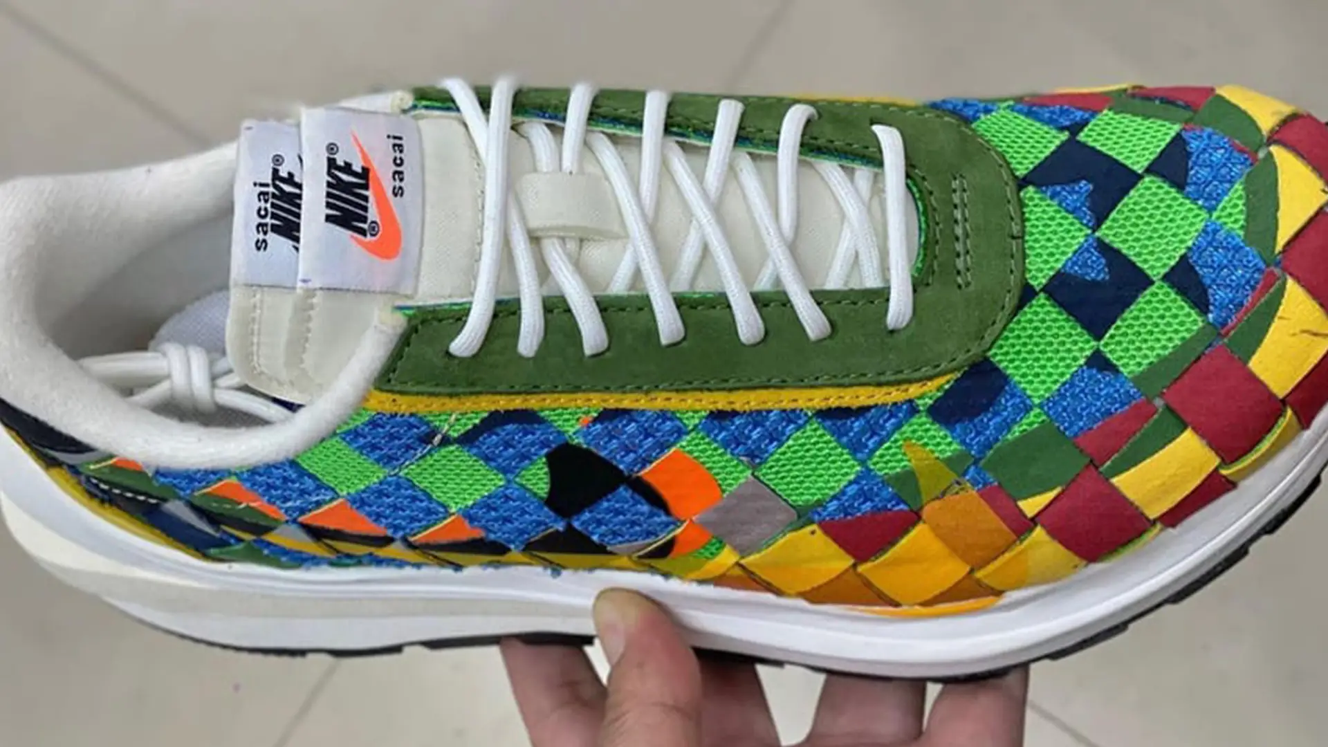 Here's An Early Look at the sacai x Nike LDV Waffle Woven | The