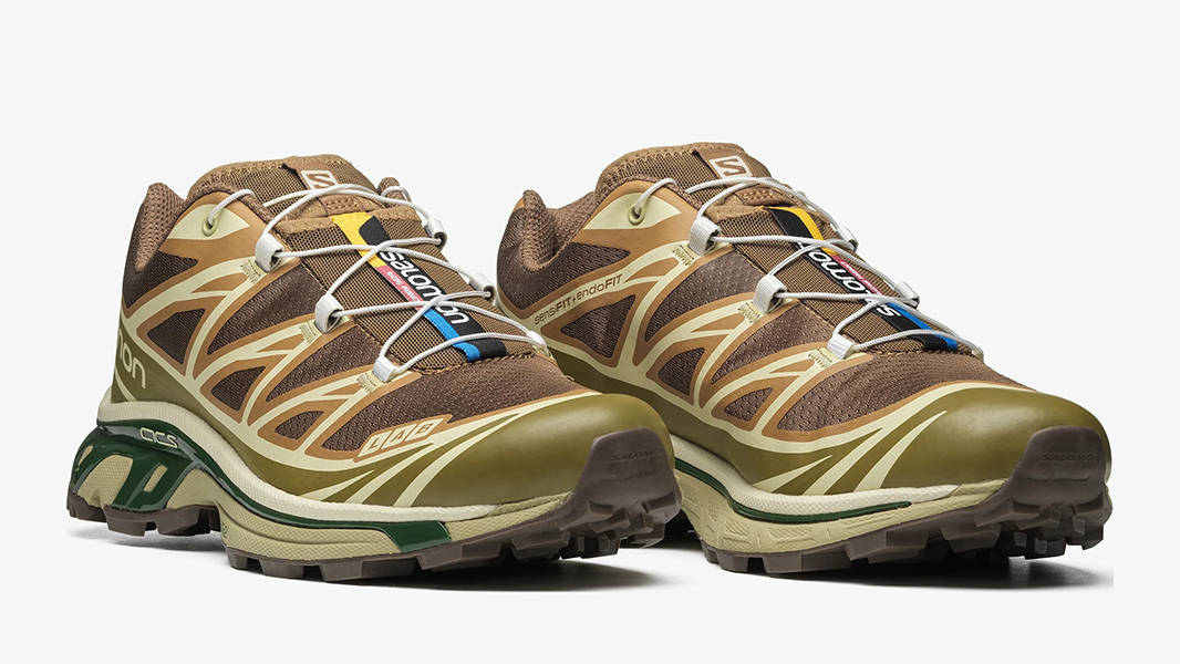 Salomon XT-6 Lizard Brown Green L47136100 Side
