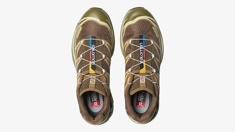 Salomon XT-6 Lizard Brown Green L47136100 Top